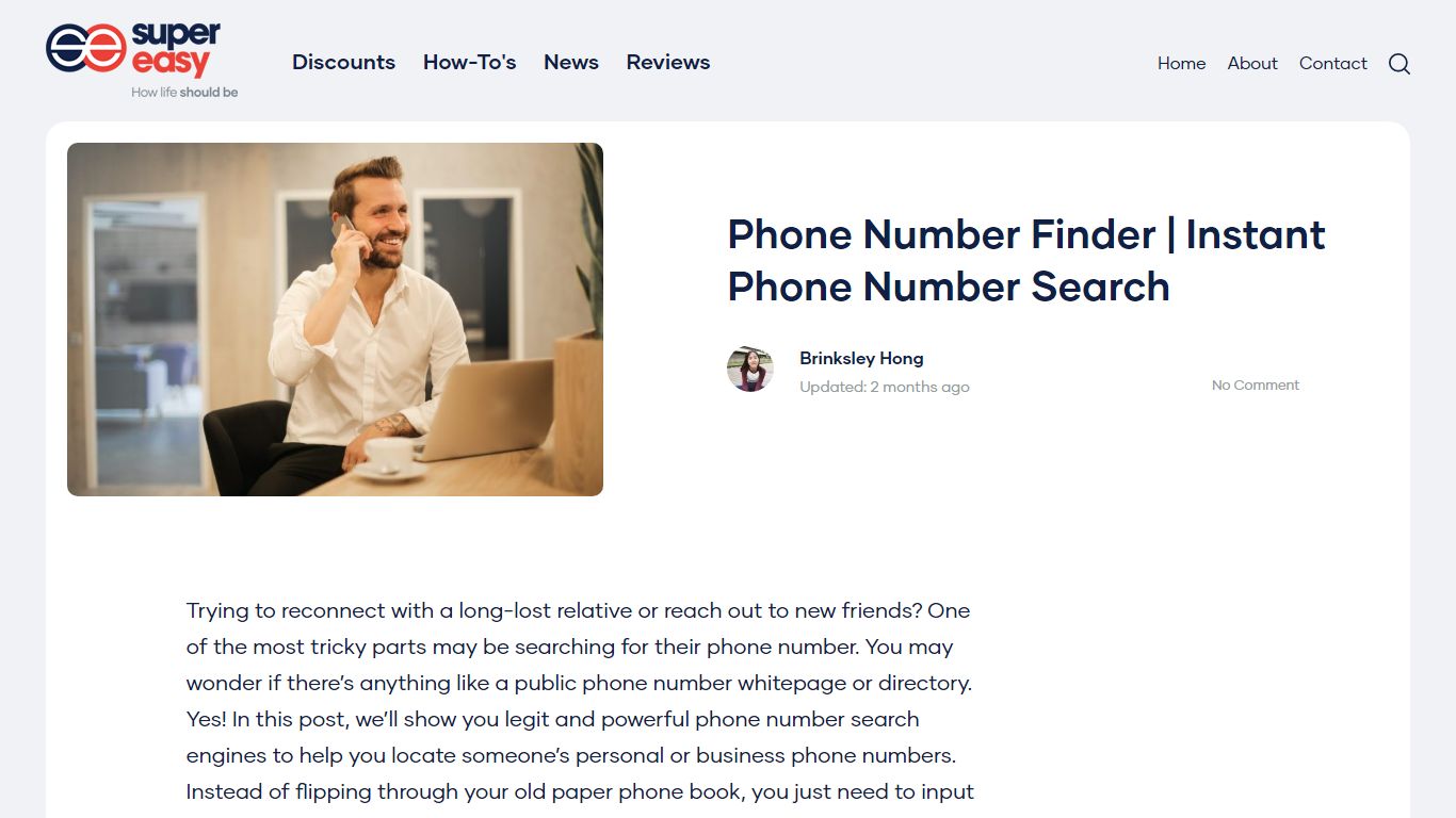 Phone Number Finder | Instant Phone Number Search - Super Easy